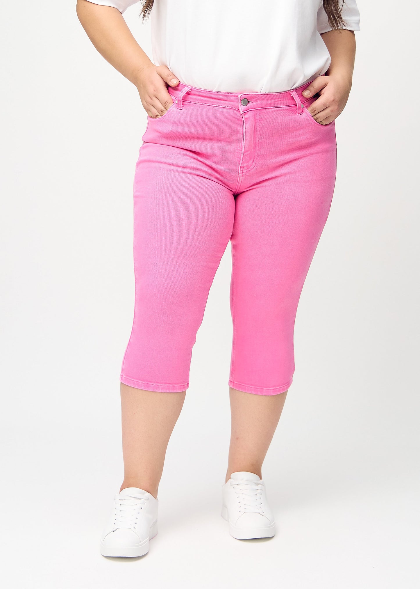 Perfect Capribukser - Skinny - Flamingos™