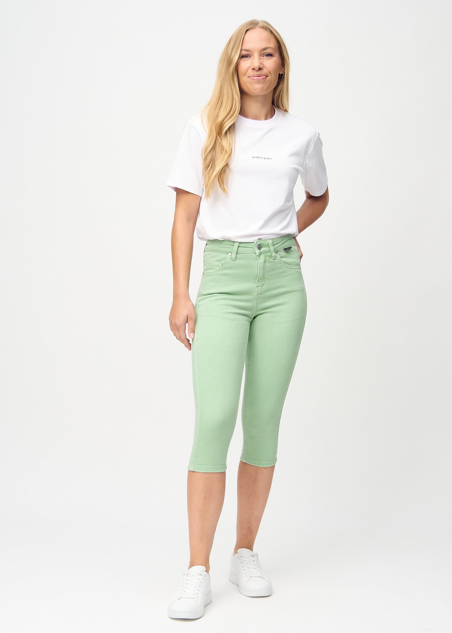 Perfect Capribukser - Skinny - Mints™